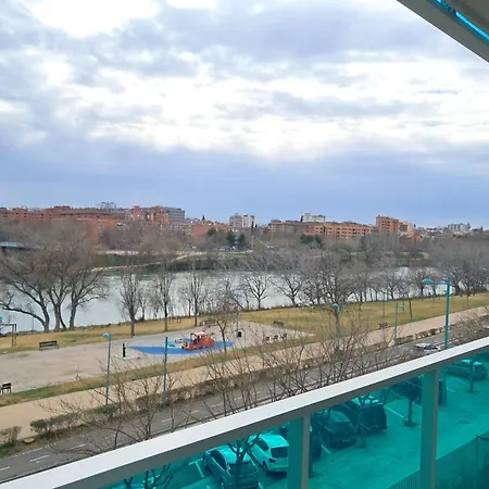 El Balcon Del Ebro By Alogest- Vistas, Piscina Y 2 Parking Сарагоса