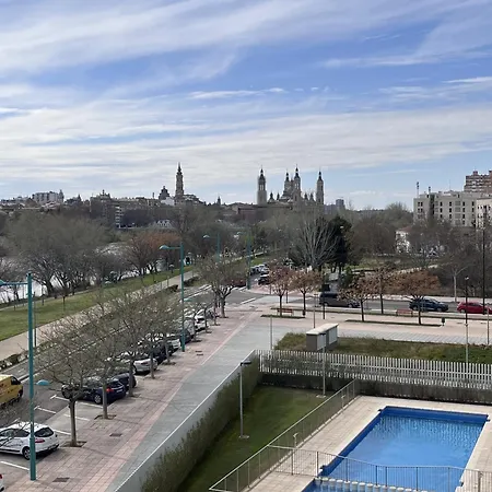 El Balcon Del Ebro By Alogest- Vistas, Piscina Y 2 Parking Lägenhet *
