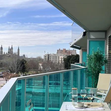 El Balcon Del Ebro By Alogest- Vistas, Piscina Y 2 Parking Apartmán