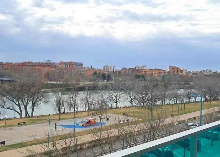 El Balcon Del Ebro By Alogest- Vistas, Piscina Y 2 Parking Zaragoza
