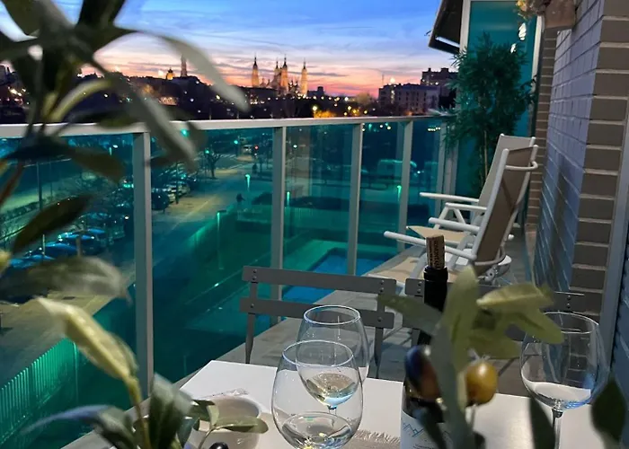 Daire El Balcon Del Ebro By Alogest- Vistas, Piscina Y 2 Parking Zaragoza