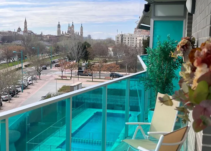 Lejlighed El Balcon Del Ebro By Alogest- Vistas, Piscina Y 2 Parking *